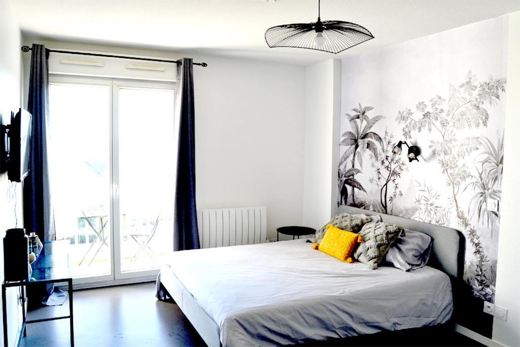 Studio Cosy Bordeaux - Parking privé - Netflix - Tram A Cenon Extérieur photo